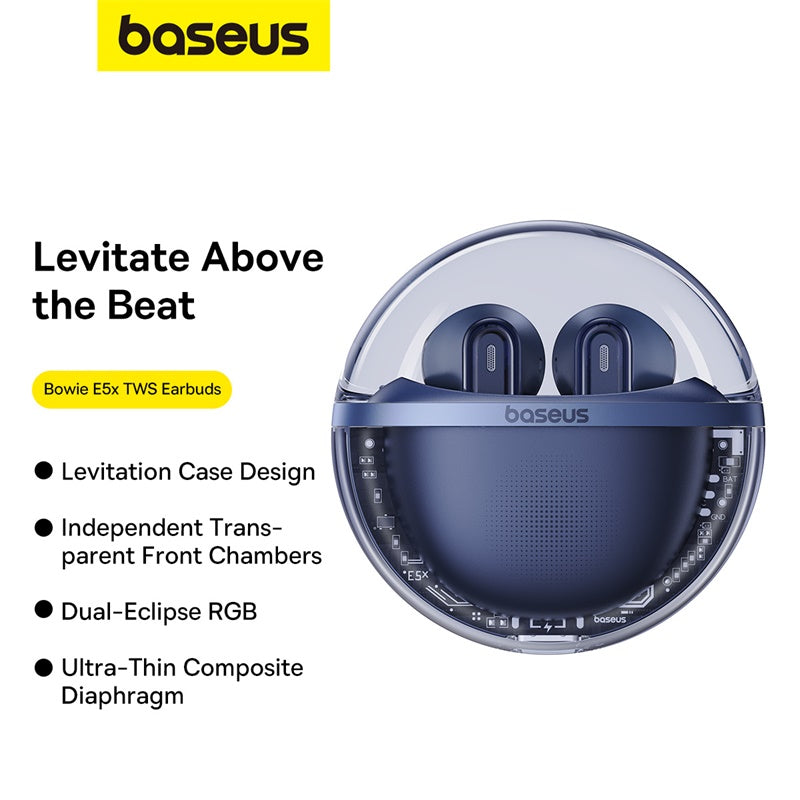 Baseus Bowie E5 – True Wireless Earphones with ANC | Cluster Black