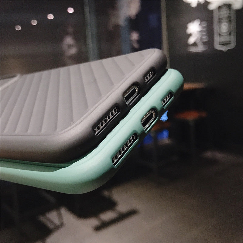 Simple Lens Sliding Cover Mobile Phone Case IPhone11pro Max Creative Pure Color Tpu Apple X Protective Cover Applicable