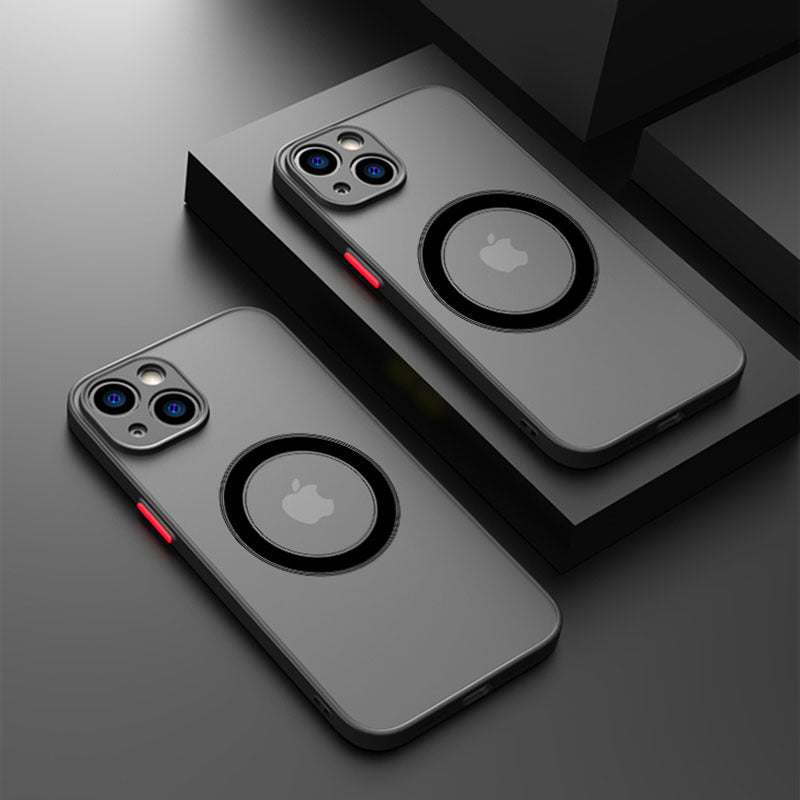 IPhone 13 12 11 Pro Max Anti-fall Matte Protective Cover Mobile Phone Case Magnetic Suction