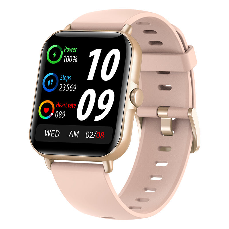 L21 Bluetooth Call 1.69 Full Touch Screen Voice Assistant Blood Oxygen Blood Pressure Heart Rate Music 3rd Generation Smart Watch Ring