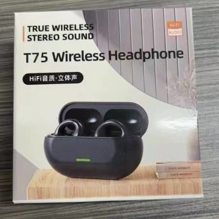 Cross-border Explosions T7500 Bluetooth Headset TWS Ear Clip Type Long Endurance Not In The Ear Wireless Sports Clip Ear Bone Conduction