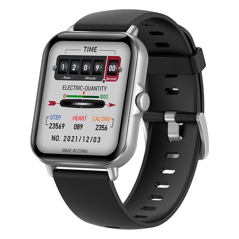 L21 Bluetooth Call 1.69 Full Touch Screen Voice Assistant Blood Oxygen Blood Pressure Heart Rate Music 3rd Generation Smart Watch Ring