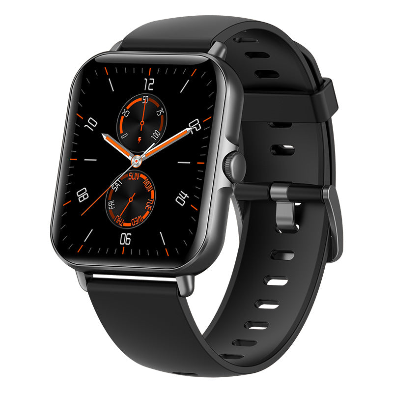 L21 Bluetooth Call 1.69 Full Touch Screen Voice Assistant Blood Oxygen Blood Pressure Heart Rate Music 3rd Generation Smart Watch Ring