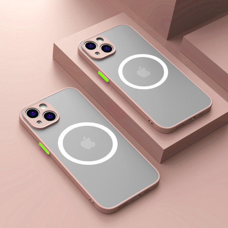 IPhone 13 12 11 Pro Max Anti-fall Matte Protective Cover Mobile Phone Case Magnetic Suction
