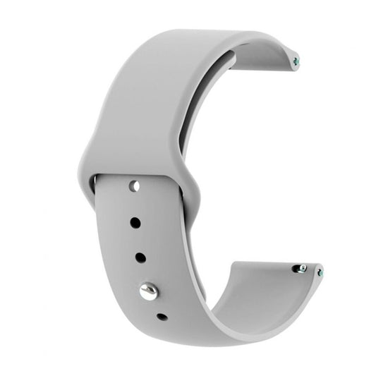 Grey Silicone Watch Strap – Comfort in Every Move